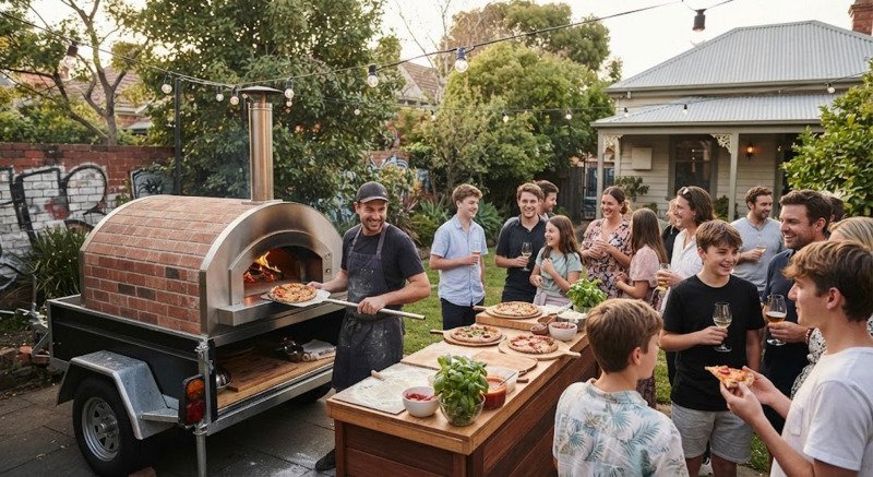 Mobile pizza catering Melbourne