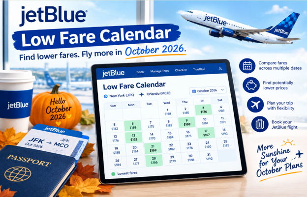 JetBlue Flight Calendar