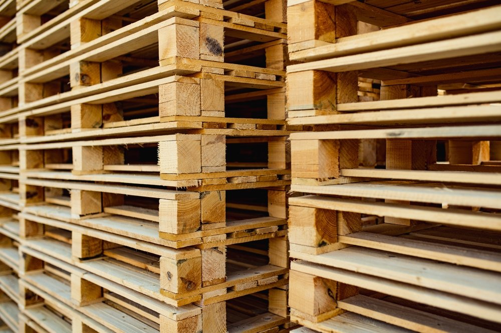 wooden pallets